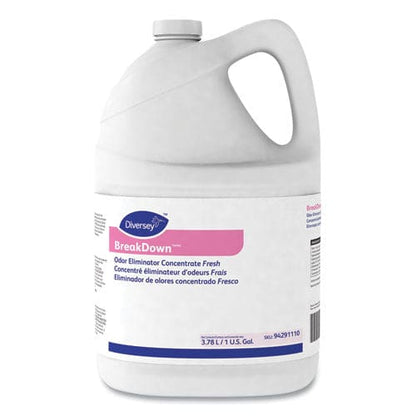 Diversey Breakdown Odor Eliminator Cherry Almond Scent Liquid 1 Gal Bottle 4/carton - Janitorial & Sanitation - Diversey™