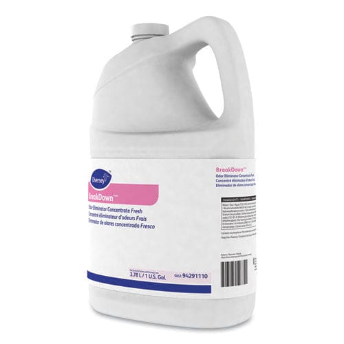 Diversey Breakdown Odor Eliminator Cherry Almond Scent Liquid 1 Gal Bottle 4/carton - Janitorial & Sanitation - Diversey™