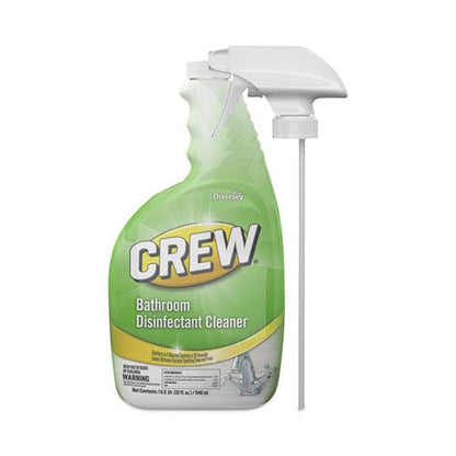 Diversey Crew Bathroom Disinfectant Cleaner Floral Scent 32 Oz Spray Bottle 4/carton - School Supplies - Diversey™