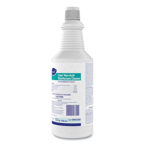 Diversey Crew Neutral Non-acid Bowl And Bathroom Disinfectant 32 Oz Squeeze Bottle 12/carton - Janitorial & Sanitation - Diversey™