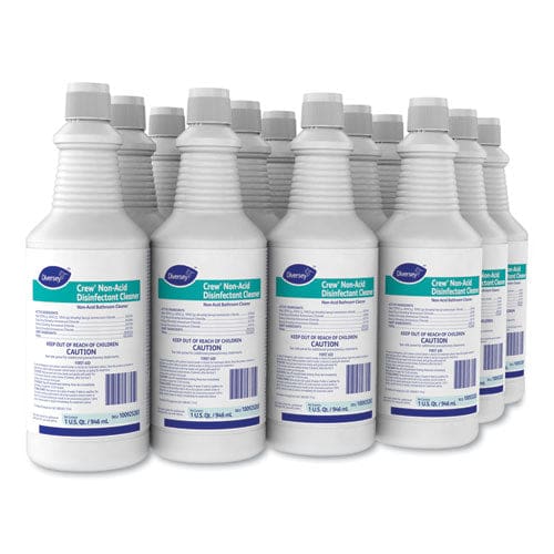 Diversey Crew Neutral Non-acid Bowl And Bathroom Disinfectant 32 Oz Squeeze Bottle 12/carton - Janitorial & Sanitation - Diversey™