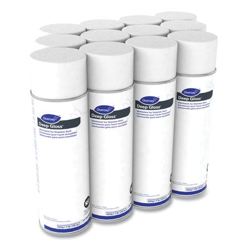 Diversey Deep Gloss Stainless Steel Maintainer 16 Oz Aerosol Spray 12/carton - Janitorial & Sanitation - Diversey™