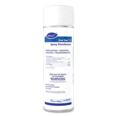 Diversey End Bac Ii Spray Disinfectant Fresh Scent 15 Oz Aerosol Spray 12/carton - School Supplies - Diversey™