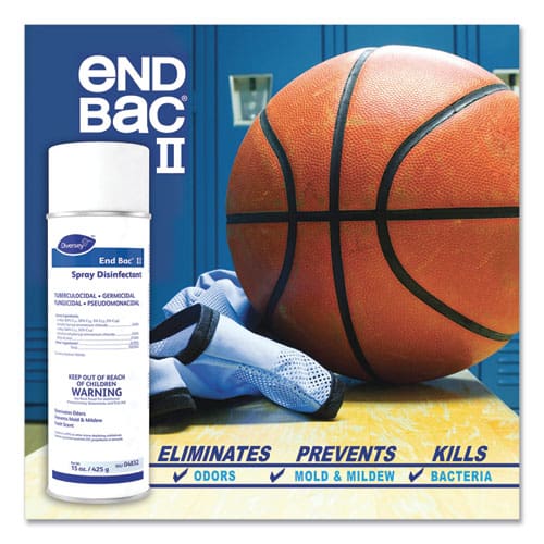 Diversey End Bac Ii Spray Disinfectant Fresh Scent 15 Oz Aerosol Spray 12/carton - School Supplies - Diversey™