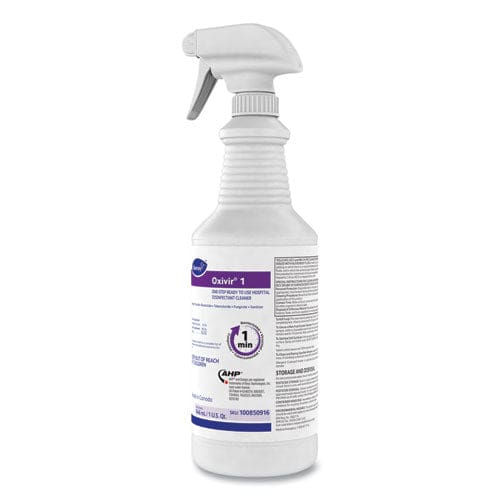 Diversey Oxivir 1 Rtu Disinfectant Cleaner 32 Oz Spray Bottle 12/carton - School Supplies - Diversey™