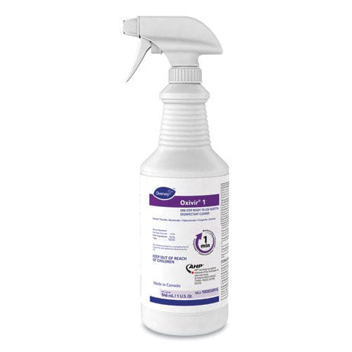 Diversey Oxivir 1 Rtu Disinfectant Cleaner 32 Oz Spray Bottle 12/carton - School Supplies - Diversey™