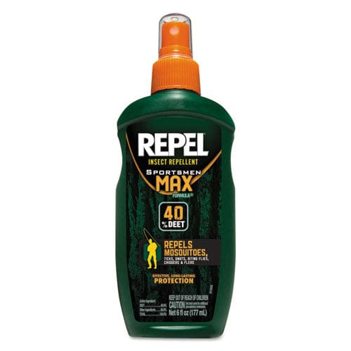 Diversey Repel Insect Repellent Sportsmen Max Formula Spray 6 Oz Spray 12/carton - Janitorial & Sanitation - Diversey™