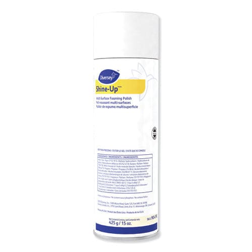 Diversey Shine-uptm/mc Multi-surface Foaming Polish Lemon Scent 15 Oz Aerosol Spray 12/carton - Janitorial & Sanitation - Diversey™