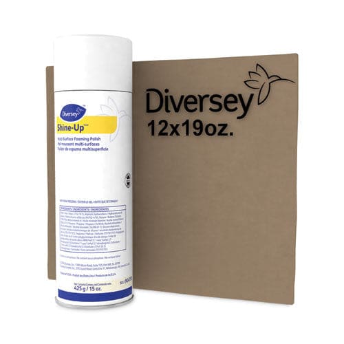 Diversey Shine-uptm/mc Multi-surface Foaming Polish Lemon Scent 15 Oz Aerosol Spray 12/carton - Janitorial & Sanitation - Diversey™