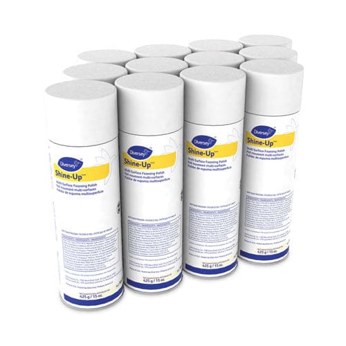 Diversey Shine-uptm/mc Multi-surface Foaming Polish Lemon Scent 15 Oz Aerosol Spray 12/carton - Janitorial & Sanitation - Diversey™