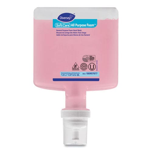 Diversey Soft Care All Purpose Foam For Intellicare Dispensers Floral 1.3 L Cartridge 6/carton - Janitorial & Sanitation - Diversey™