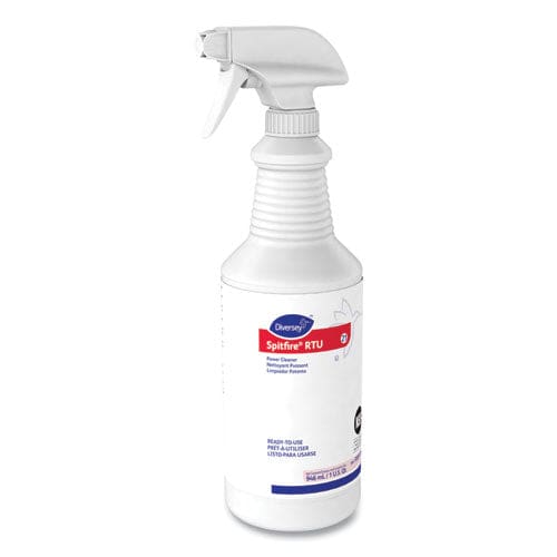 Diversey Spitfire Power Cleaner Liquid Fresh Pine Scent 32 Oz Spray Bottle 12/carton - Janitorial & Sanitation - Diversey™