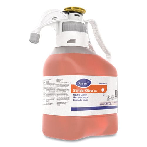 Diversey Stride Neutral Cleaner Citrus Scent 1.4 Ml 2 Bottles/carton - Janitorial & Sanitation - Diversey™