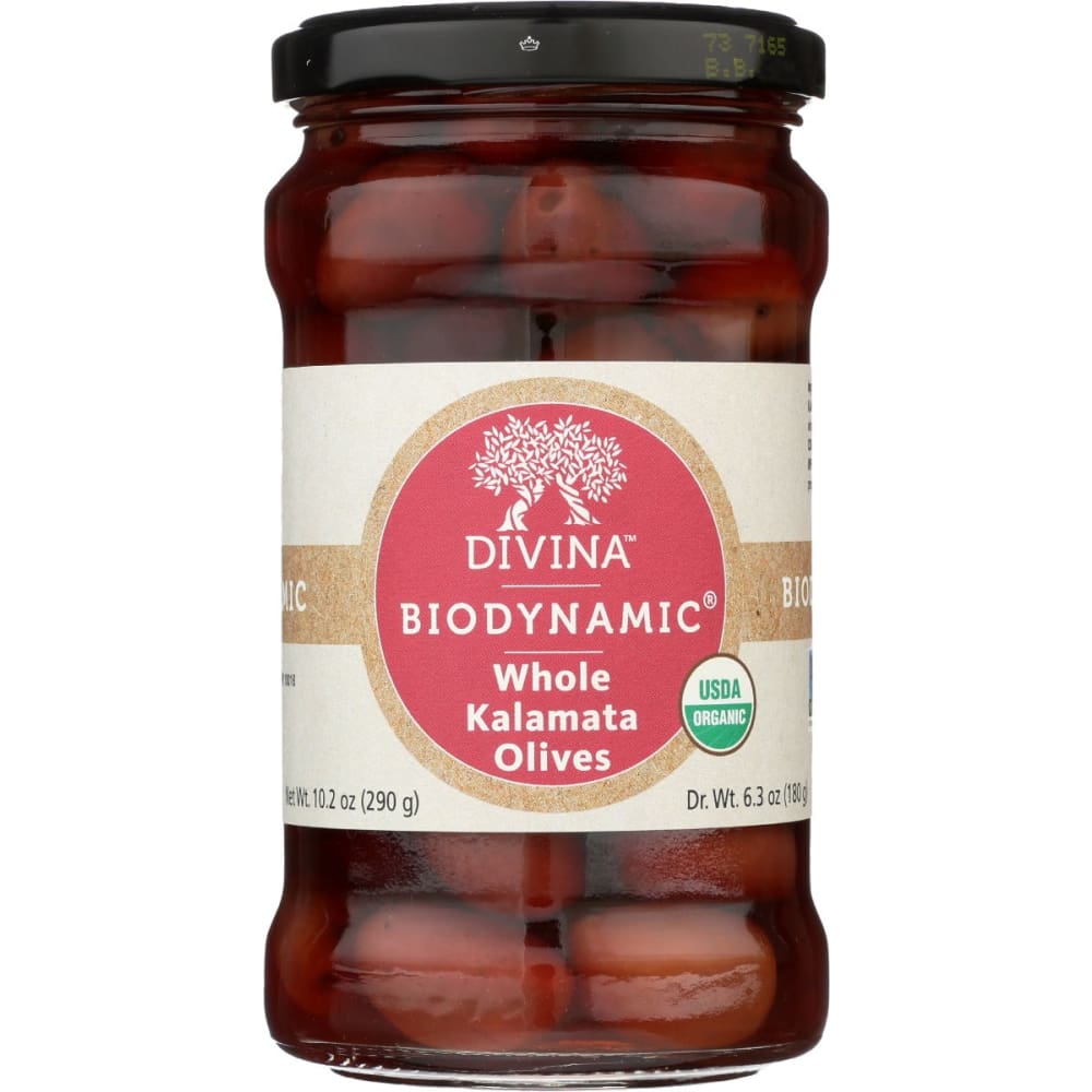 DIVINA: Biodynamic Whole Kalamata Olives 6.3 oz - Grocery > Olives - DIVINA