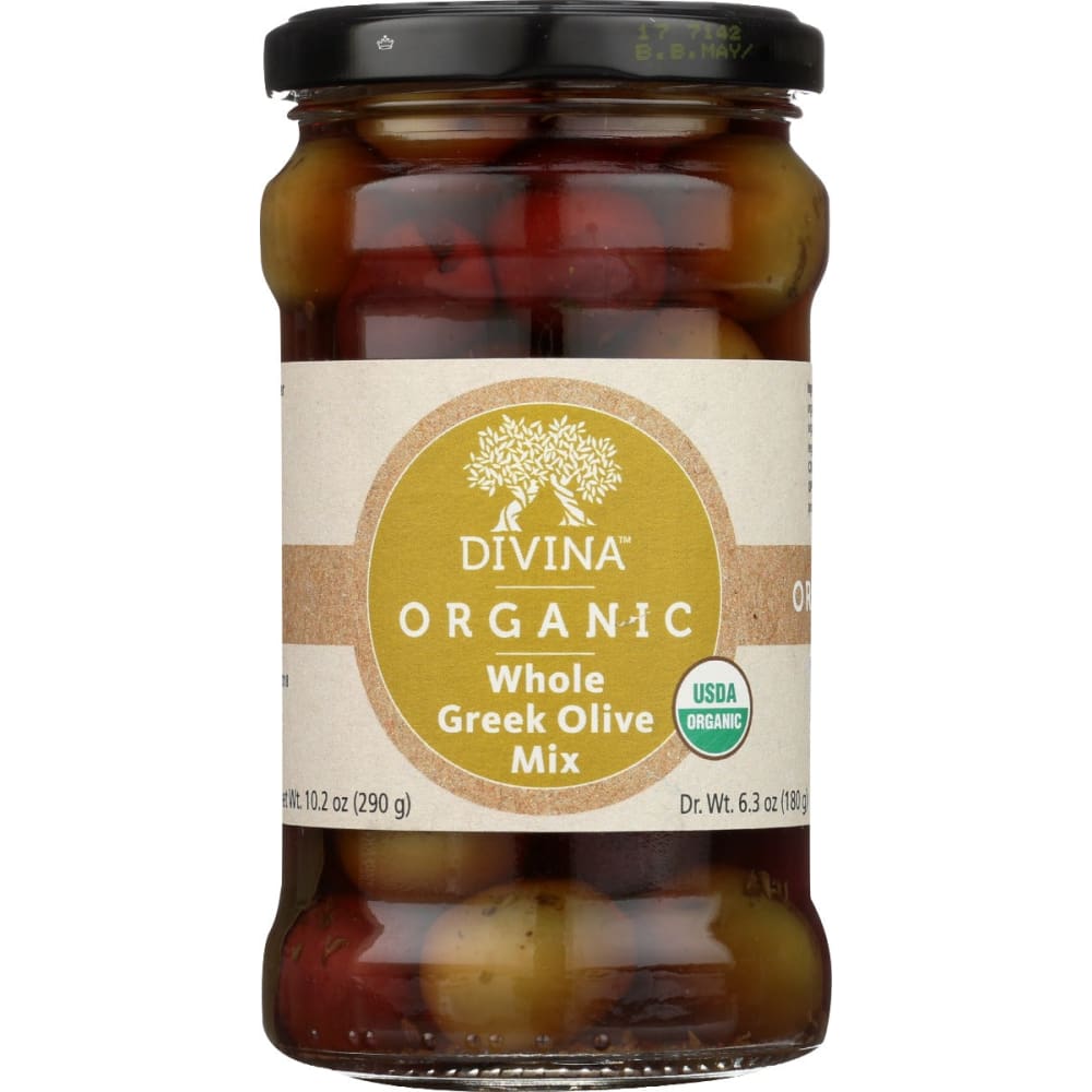 DIVINA: Olive Mix Greek Org 6.36 oz - Grocery > Pantry > Condiments - Divina