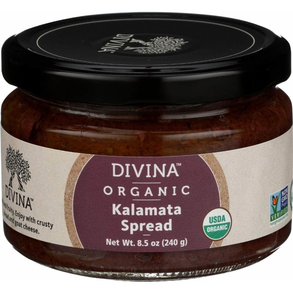 DIVINA DIVINA Organic Kalamata Spread, 8.5 oz