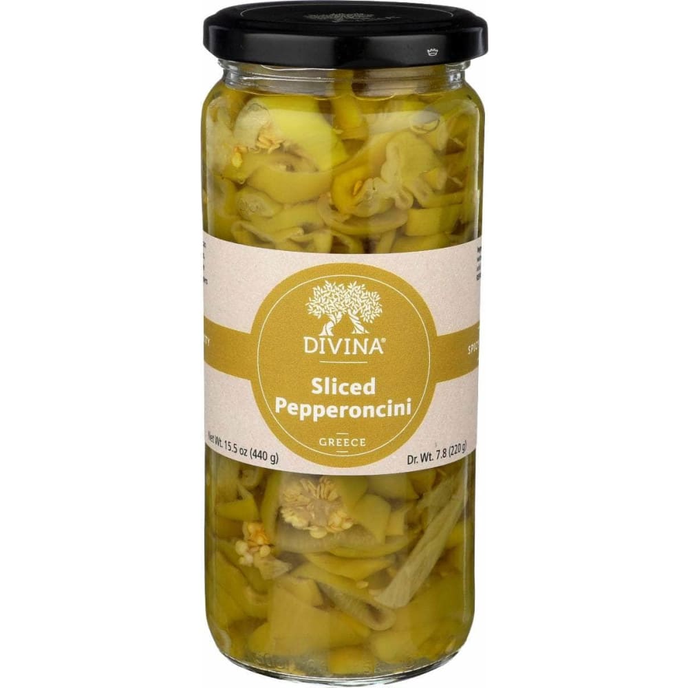 DIVINA DIVINA Pepperoncini Sliced, 7.75 oz