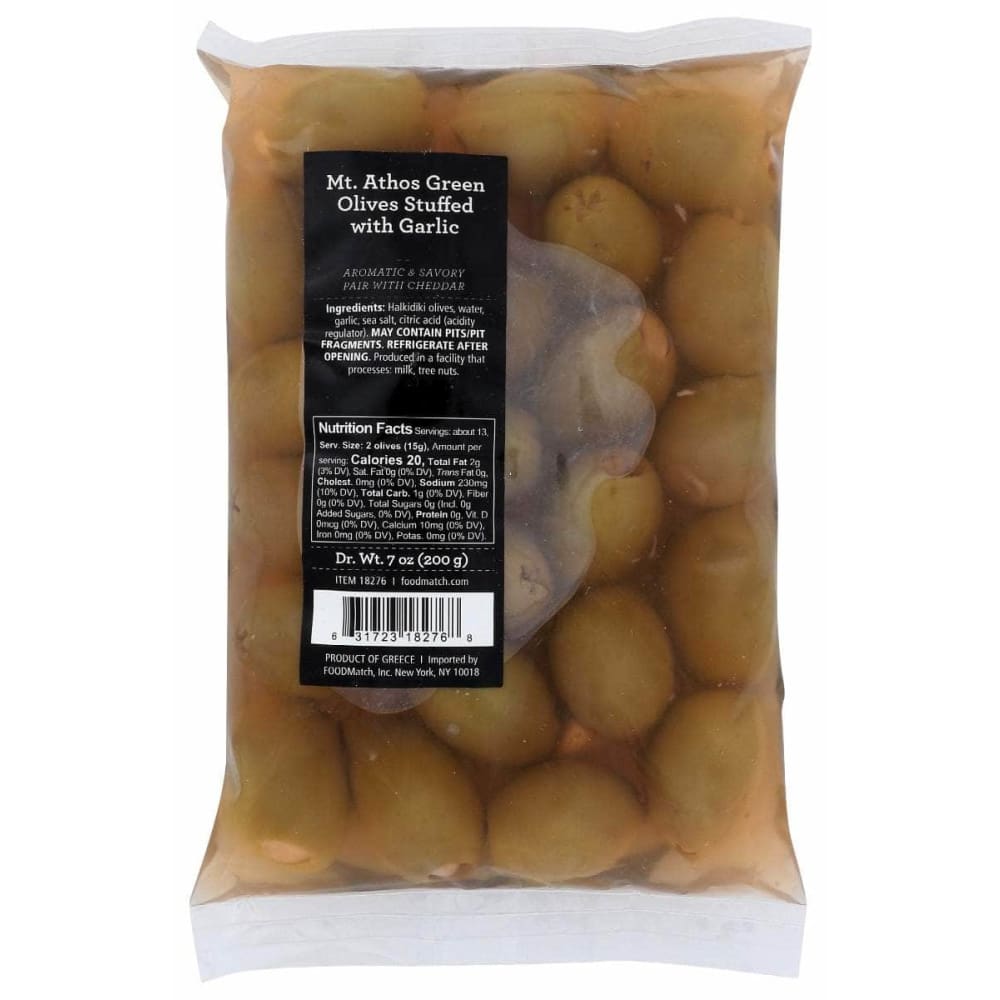 DIVINA DIVINA Pouch Olives Stfd Garlic, 7 oz