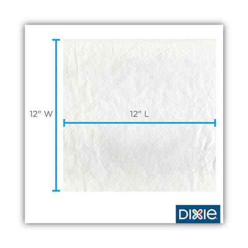 Dixie All-purpose Food Wrap Dry Wax Paper 12 X 12 White 1,000/carton - Food Service - Dixie®