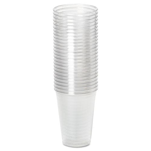 Dixie Clear Plastic Pete Cups 10 Oz Wisesize 25/pack 20 Packs/carton - Food Service - Dixie®