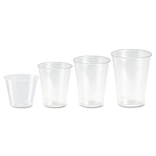 Dixie Clear Plastic Pete Cups 9 Oz Squat 50/sleeve 20 Sleeves/carton - Food Service - Dixie®