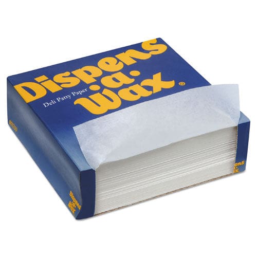 Dixie Dispens-a-wax Waxed Deli Patty Paper 4.75 X 5 White 1,000/box 24 Boxes/carton - Food Service - Dixie®