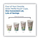 Dixie Dome Drink-thru Lids Fits 10 Oz To 20 Oz Dixie Paper Hot Cups White 100/pack - Food Service - Dixie®