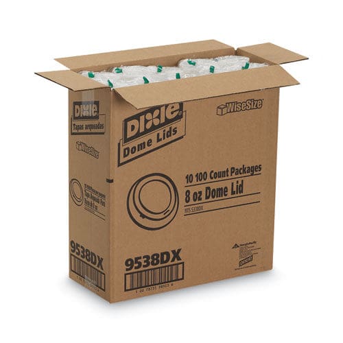 Dixie Drink-thru Lid Fits 8oz Hot Drink Cups Fits 8 Oz Cups White 1,000/carton - Food Service - Dixie®