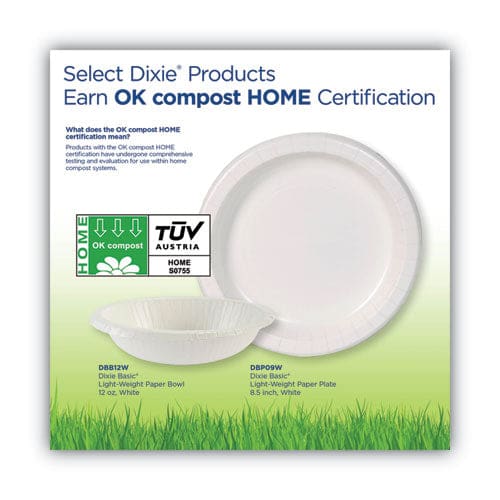 Dixie Paper Dinnerware Bowls 12 Oz White 1,000/carton - Food Service - Dixie®