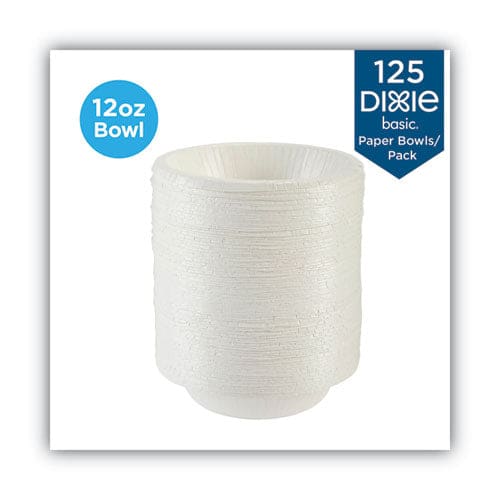 Dixie Paper Dinnerware Bowls White 12 Oz 125/pack - Food Service - Dixie®