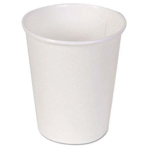 Dixie Paper Hot Cups 10 Oz White 50/sleeve 20 Sleeves/carton - Food Service - Dixie®