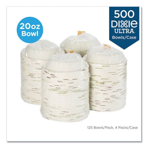 Dixie Pathways Heavyweight Paper Bowls 20 Oz Green/burgundy 500/carton - Food Service - Dixie®