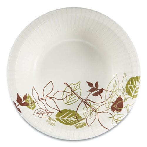 Dixie Pathways Heavyweight Paper Bowls 20 Oz Green/burgundy 500/carton - Food Service - Dixie®