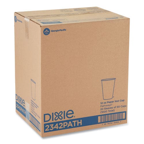 Dixie Pathways Paper Hot Cups 12 Oz 50 Sleeve 20 Sleeves/carton - Food Service - Dixie®