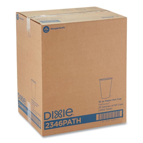 Dixie Pathways Paper Hot Cups 16 Oz 20/pack - Food Service - Dixie®