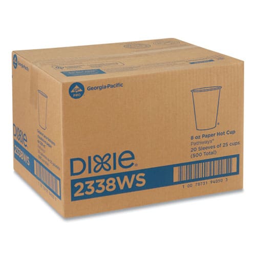 Dixie Pathways Paper Hot Cups 8 Oz 25/pack - Food Service - Dixie®