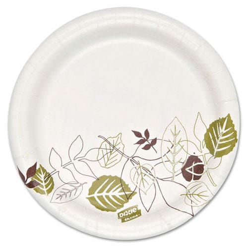 Dixie Pathways Soak Proof Shield Heavyweight Paper Plates 5.88 Dia Green/burgundy 250 Pack 4 Packs/carton - Food Service - Dixie®