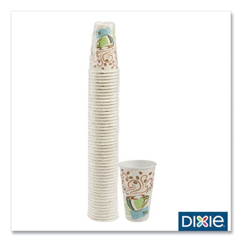 Dixie Perfectouch Paper Hot Cups 16 Oz Coffee Haze Design 50/pack - Food Service - Dixie®