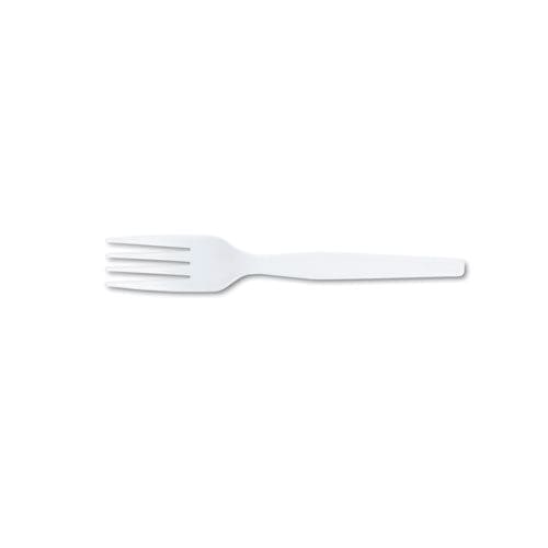 Dixie Plastic Cutlery Heavy Mediumweight Fork 100/box - Food Service - Dixie®