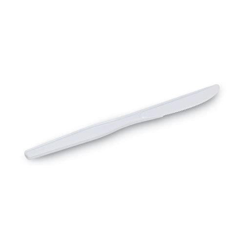 Dixie Plastic Cutlery Heavy Mediumweight Knife 100/box - Food Service - Dixie®