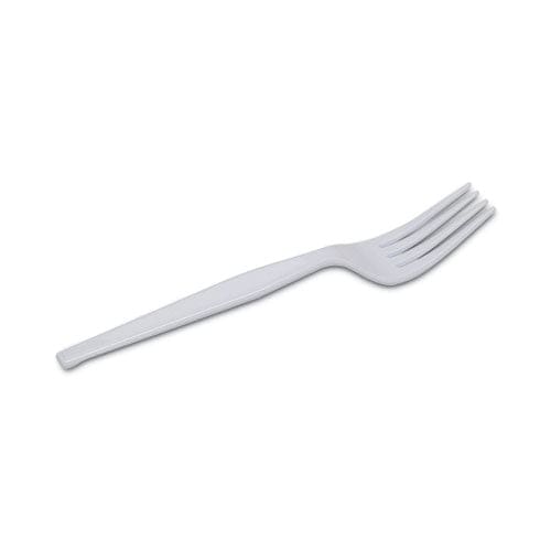 Dixie Plastic Cutlery Heavyweight Forks White 100/box - Food Service - Dixie®