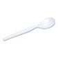 Dixie Plastic Cutlery Heavyweight Soup Spoons White 1,000/carton - Food Service - Dixie®