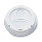 Dixie White Dome Lid Fits 10 Oz To 16 Oz Perfectouch Cups 12 Oz To 20 Oz Hot Cups Wisesize 500/carton - Food Service - Dixie®