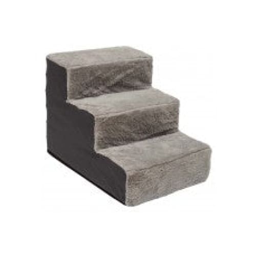 DMC 3-Step Pet Step 3 Step Pet Steps Grey 15 Inch (3 Step Pet Steps) - Pet Supplies - DMC