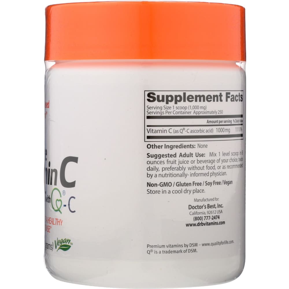 DOCTORS BEST: Vitamin C Q-C Powder 250 gm - Vitamins & Supplements > Vitamins & Minerals - Doctors Best