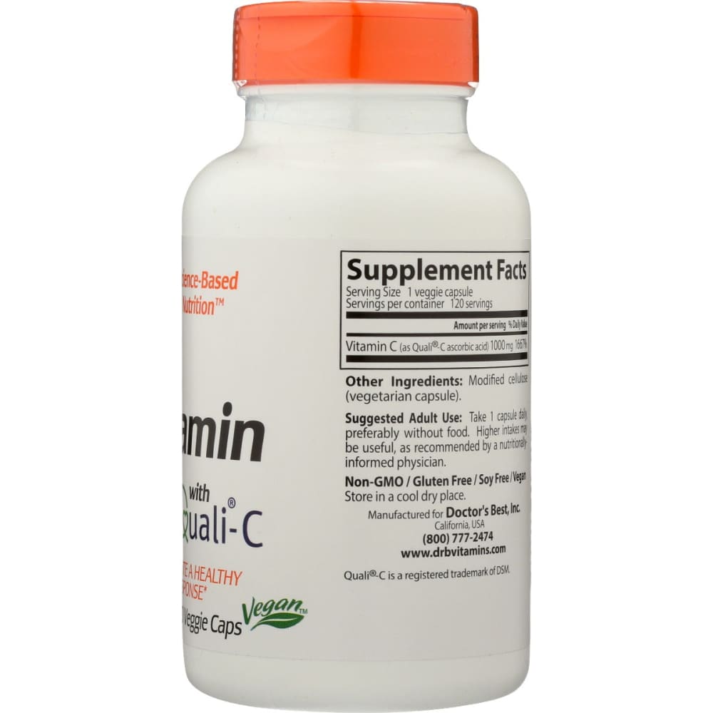 DOCTORS BEST: Vitamin C With Qc 1000Mg 120 vc - Vitamins & Supplements > Vitamins & Minerals - Doctors Best