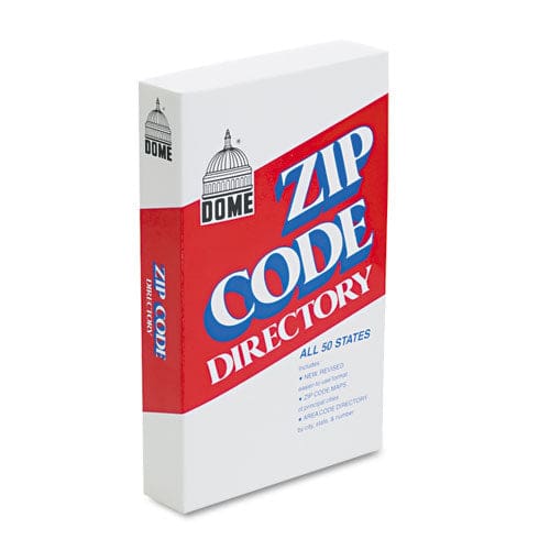 Dome Zip Code Directory Paperback 750 Pages - Office - Dome®