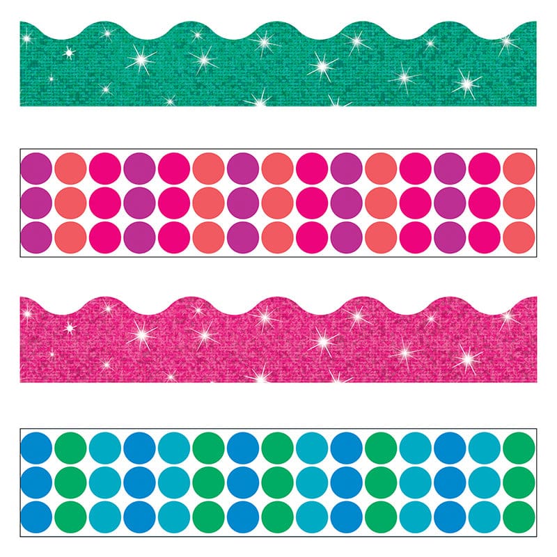 Dots N Glitz Border Variety Pack (Pack of 2) - Border/Trimmer - Trend Enterprises Inc.