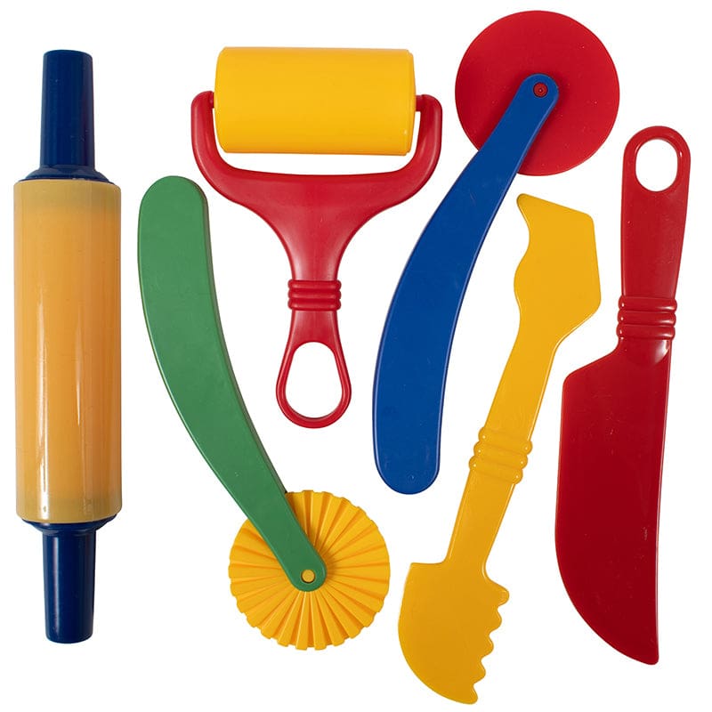 Dough Tools - Set Of 6 (Pack of 6) - Dough & Dough Tools - Learning Advantage