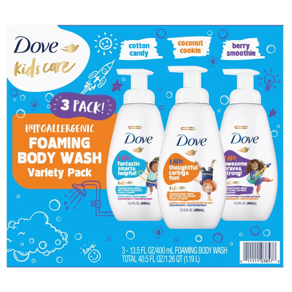 Dove Kids Care Foaming Body Wash Variety Pack (13.5 fl. oz. 3 pk.) - Bath & Body - Dove Kids